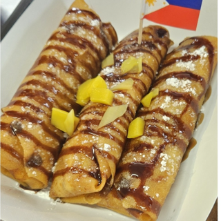 3 Pcs Peach-Mango Turon